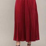 PLEATED MIDI SKIRT