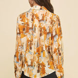 FRENCH SCENIC PRINT TOP (additional colors)