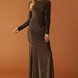 FITTED MERMAID MAXI DRESS