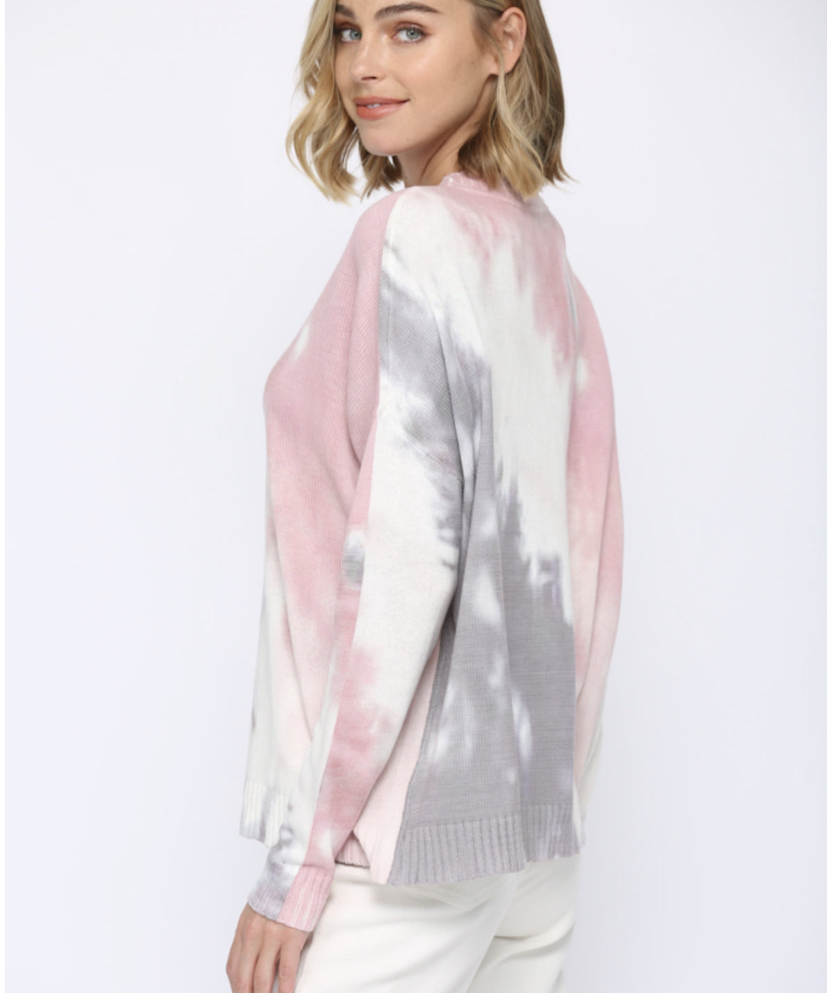TIE DYE TUNIC SWEATER