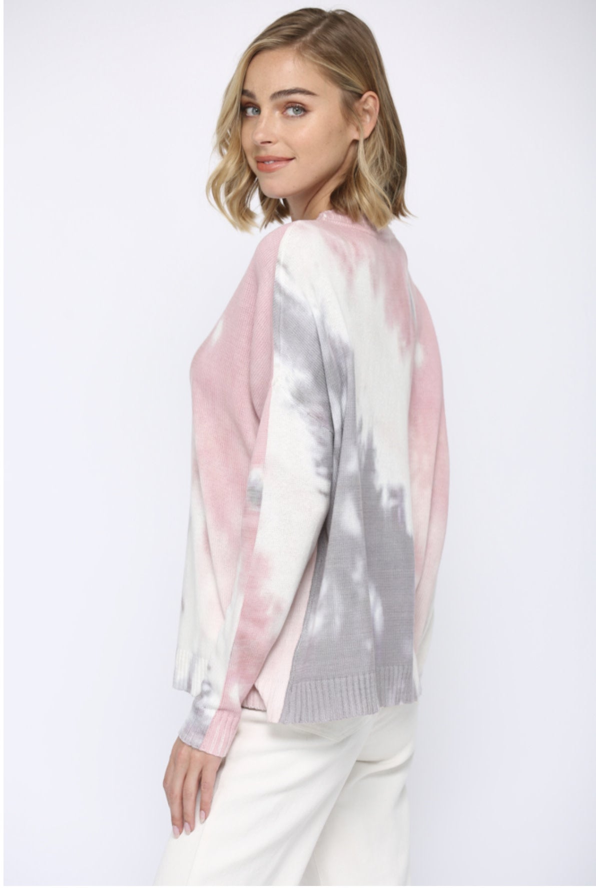 TIE DYE TUNIC SWEATER