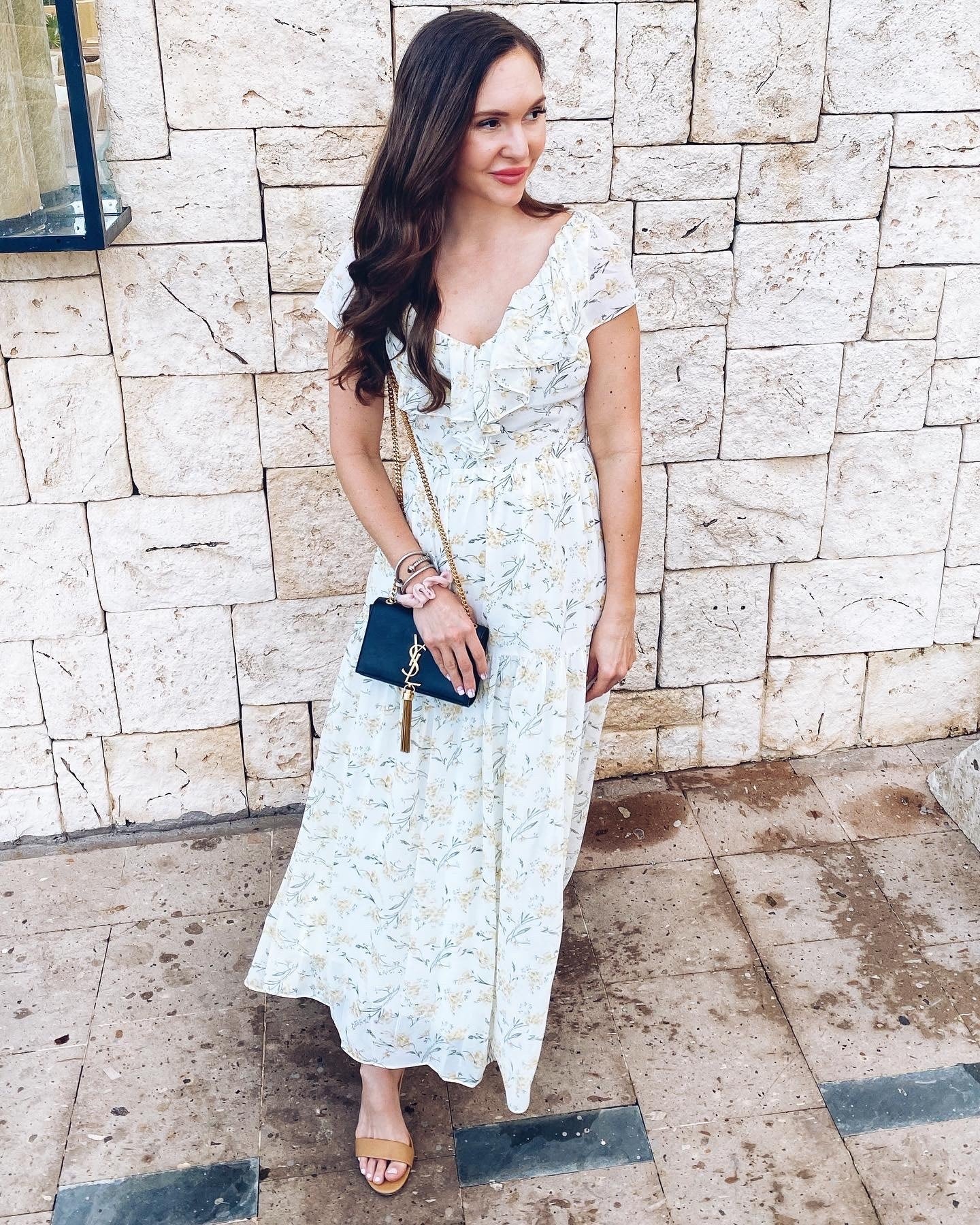 FLORAL MIDI DRESS