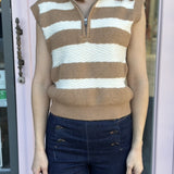 STRIPED SWEATER VEST