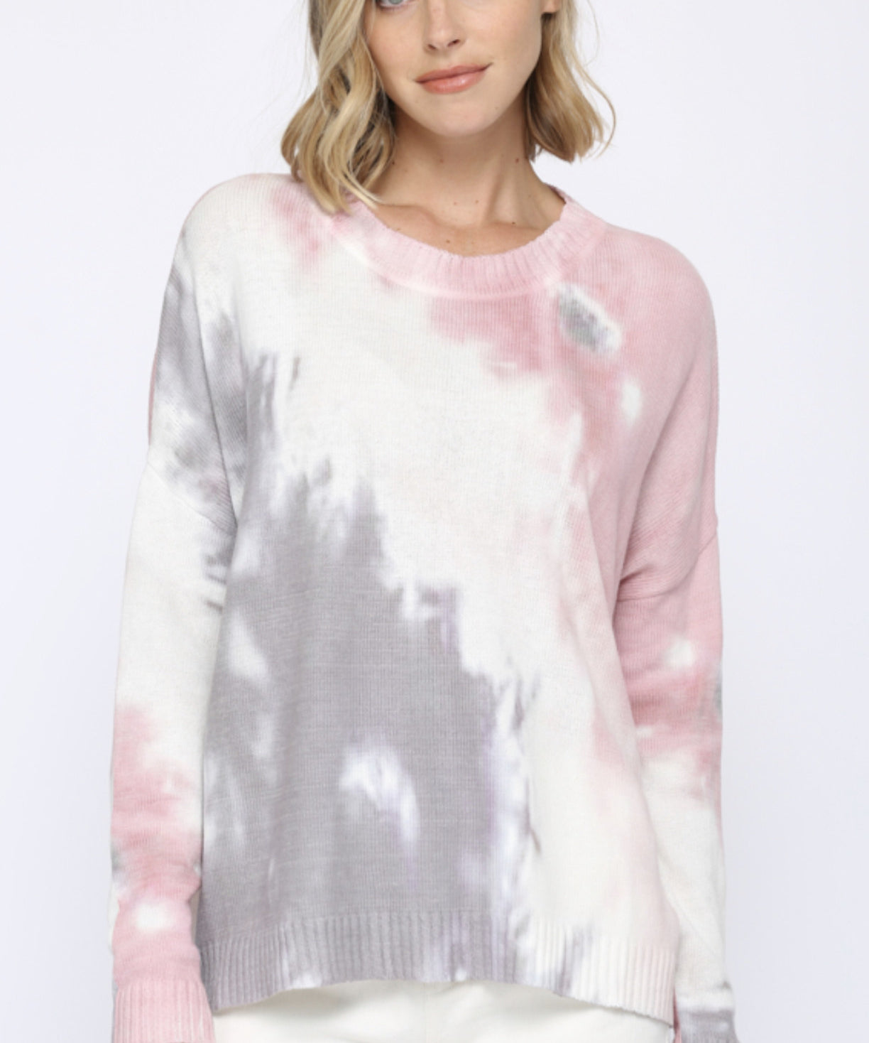 TIE DYE TUNIC SWEATER