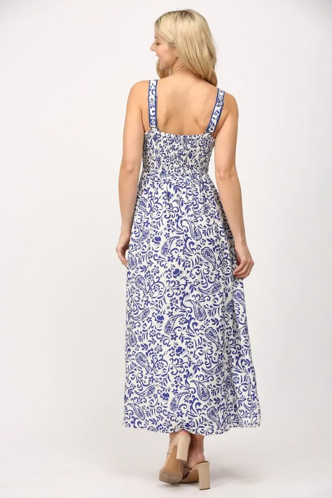 CLARISE EMPIRE MIDI DRESS