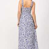 CLARISE EMPIRE MIDI DRESS
