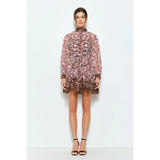 CHOCOLATE ORCHID MINI DRESS