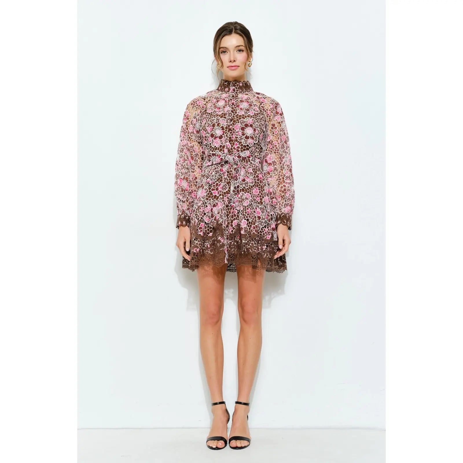 CHOCOLATE ORCHID MINI DRESS