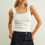 ESSENTIAL SLVLESS KNIT TANK