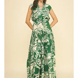 FLORAL TIERED MAXI DRESS