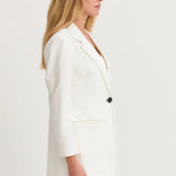 RENATA CONTRAST STITCH BLAZER
