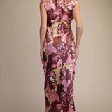 CAP SLEEVE MOCK NECK DRESS