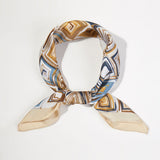 GEOMETRIC SILKY BANDANA SCARF (multiple colors)