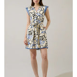 LEYLA RUFFLE MINI DRESS