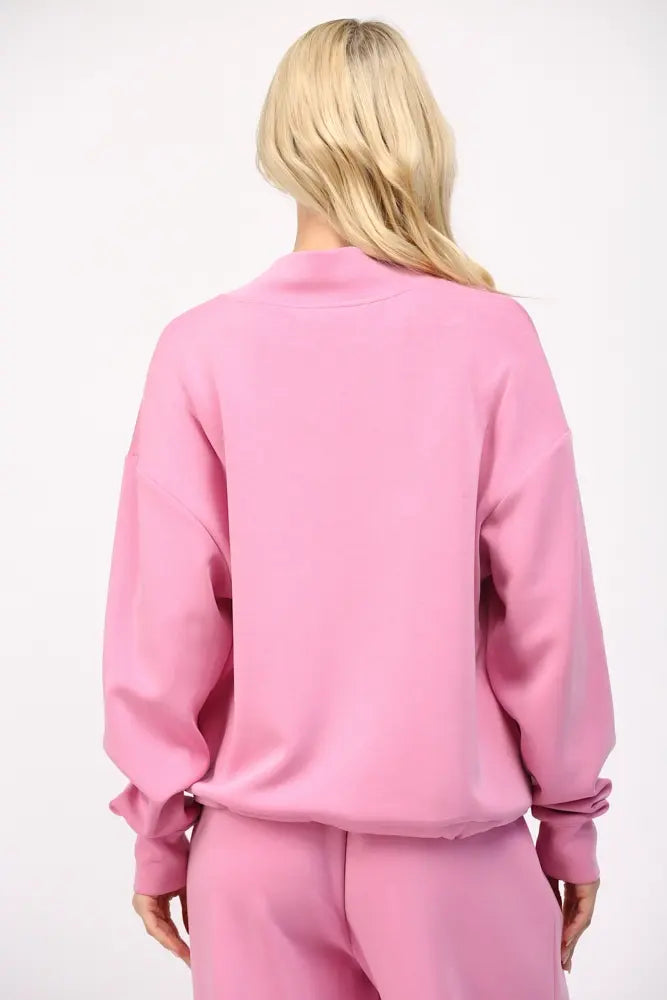 BUTTER SOFT COWL NECK SWEATSHIRT (additional colors)