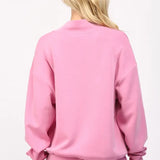 BUTTER SOFT COWL NECK SWEATSHIRT (additional colors)