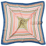 BOHO NAVY PRINT SQUARE SCARF