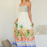 COASTAL TOWN PRINT SUNDRESS