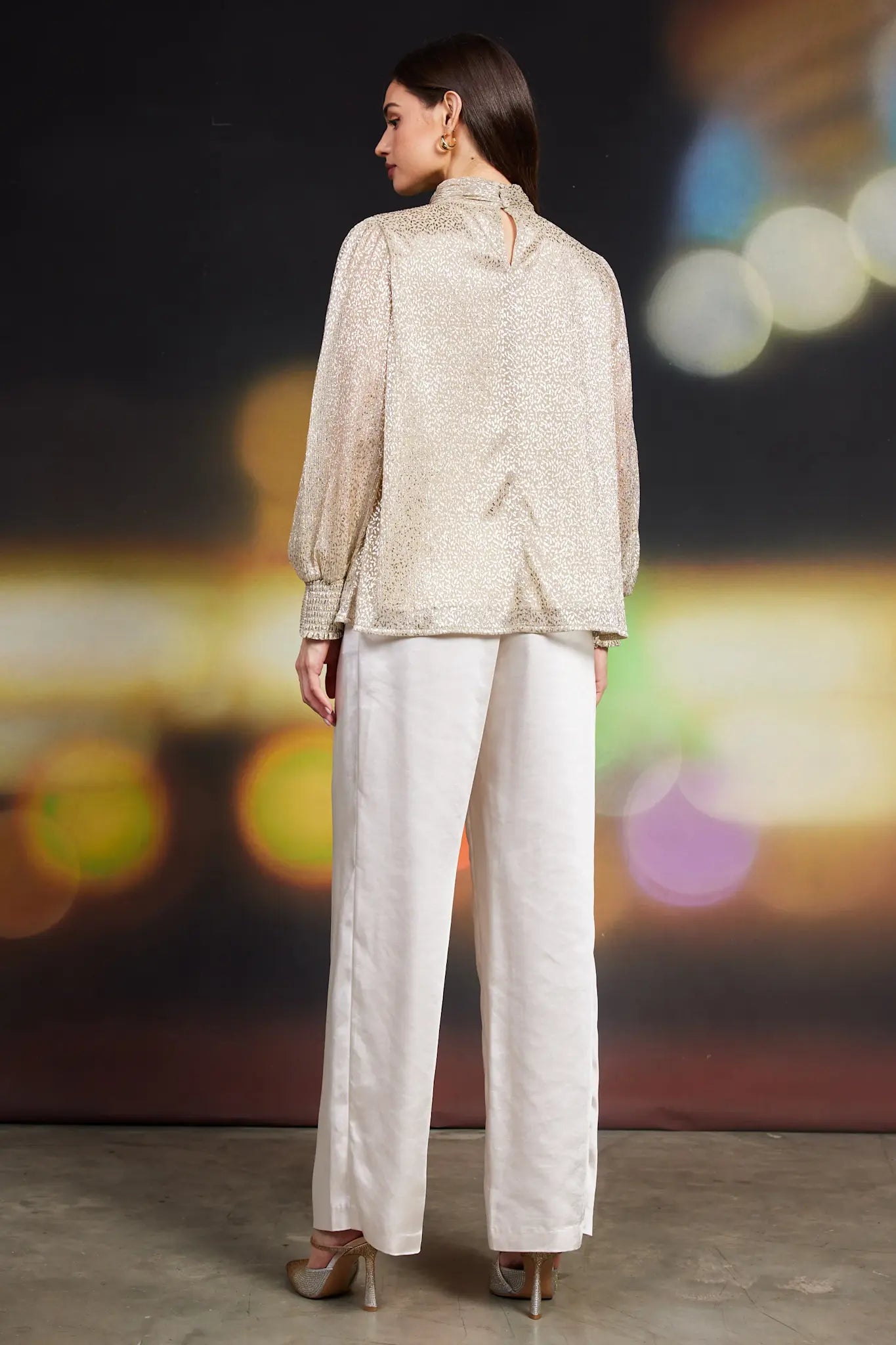 LSLV SHIMMER LUREX TOP