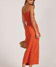 SHIRRED FRONT RIBBED TANK