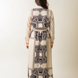 LSLV PRINT MAXI SHIRTDRESS