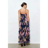 CORSET BODICE TIERED MAXI