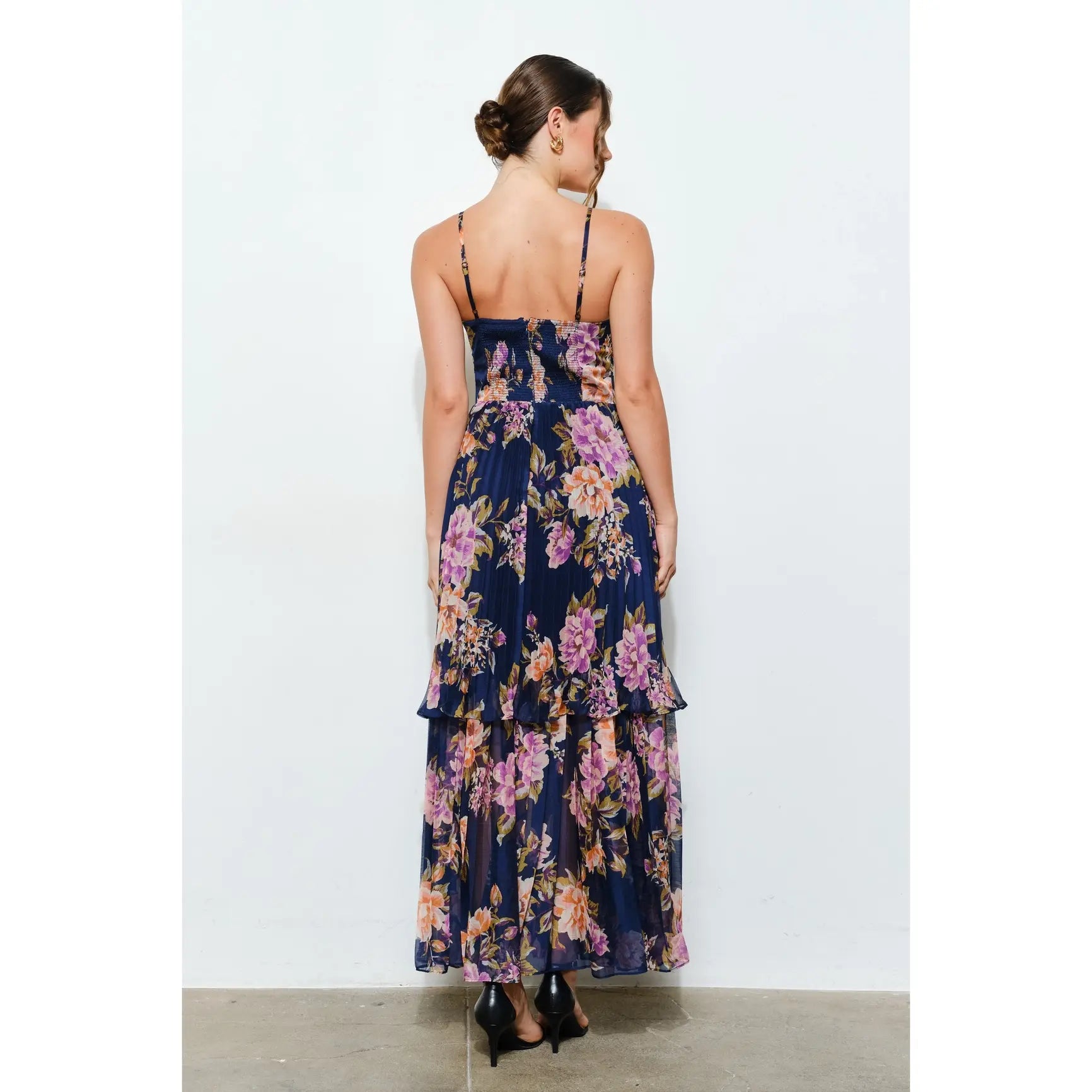 CORSET BODICE TIERED MAXI