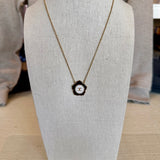 Chanel Button Necklace Small