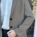 NOELIE HOUNDSTOOTH BLAZER