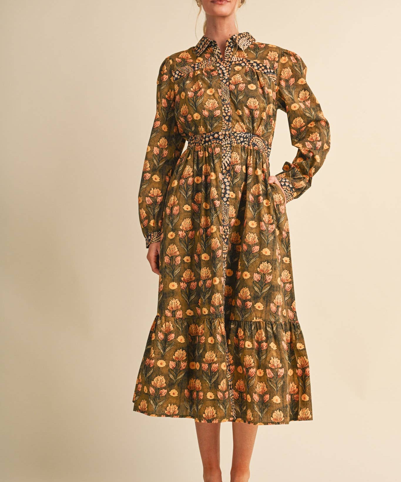 FLORAL BUTTON MIDI