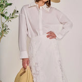 BRIA CROCHET COLLAR BUTTON UP