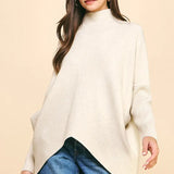 TURTLE NECK LONG SLEEVE SWEATER