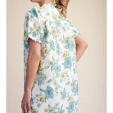 VINTAGE FLORAL MINI DRESS