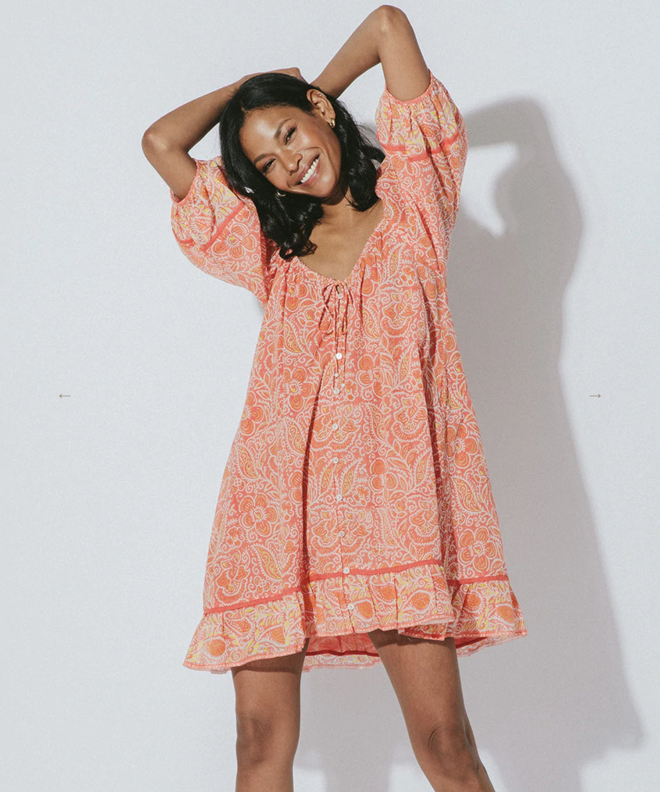 GRACE BLOSSOM MINI DRESS