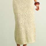 CROCHET KNIT TASSEL SKIRT
