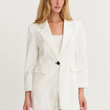 RENATA CONTRAST STITCH BLAZER