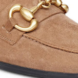 SUEDE LOAFER PUMP