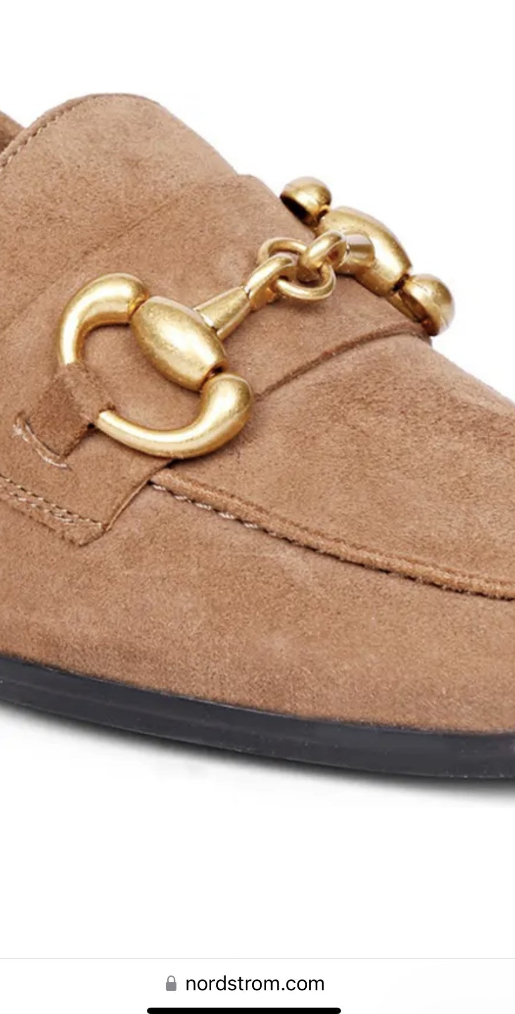SUEDE LOAFER PUMP
