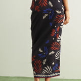 MULTI PRINT WRAP SKIRT