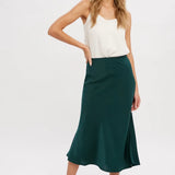 SATIN MIDI SKIRT (Additional Colors)