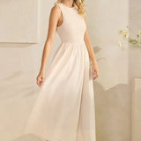 SLVLESS POPLIN MAXI DRESS
