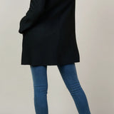 OPEN FRONT KNIT CARDIGAN