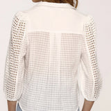 EVANA SLV DETAIL BLOUSE