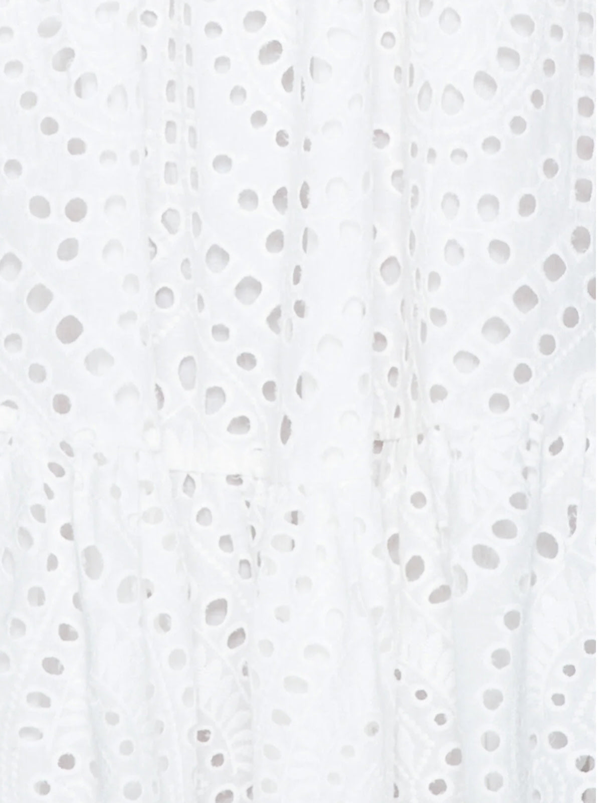 EYELET BELTED MIDI DRESS