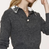 LEXIE 3 BUTTON PULLOVER