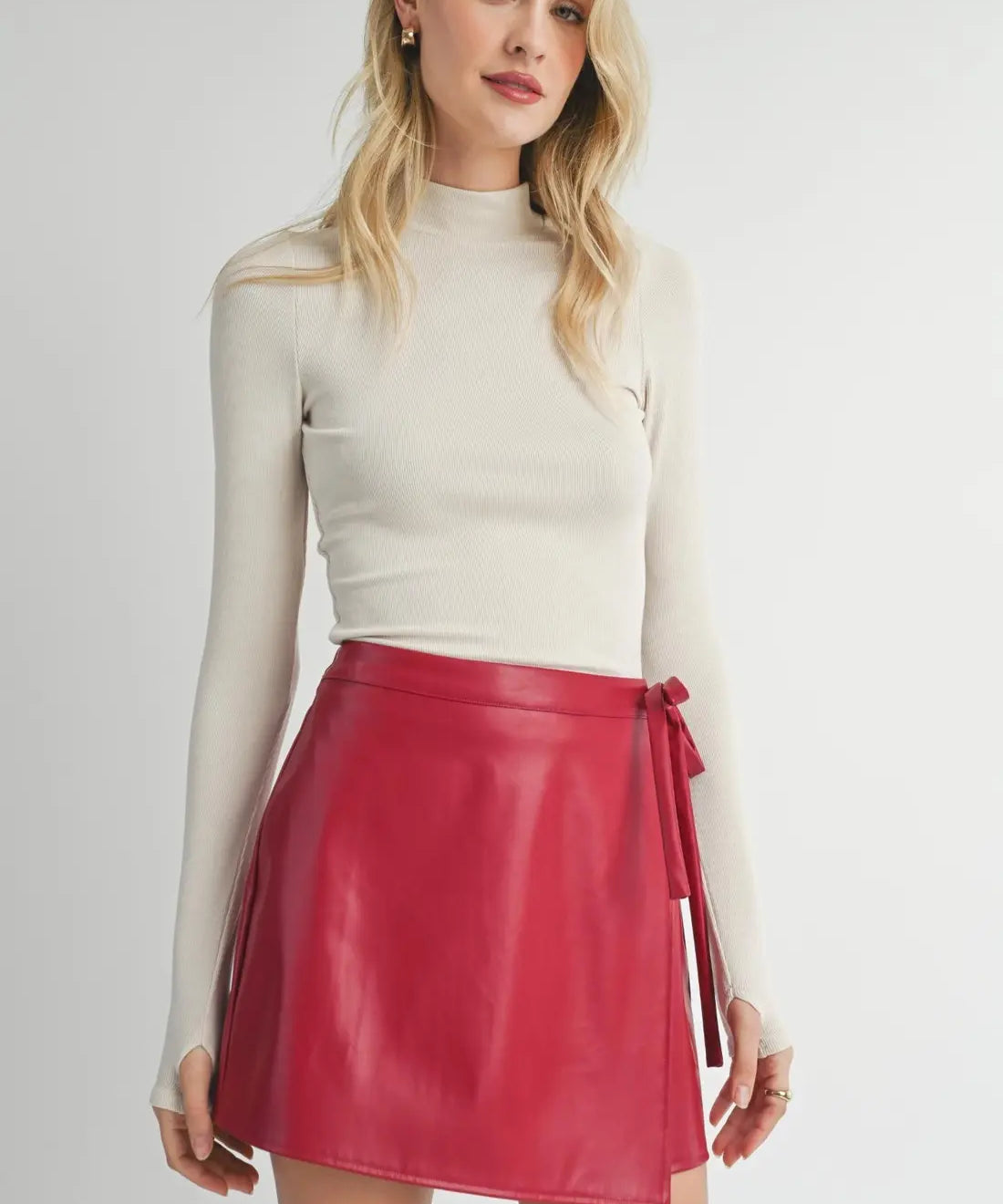 EVERYDAY MOCK NECK LSLV TOP (Additional Colors)
