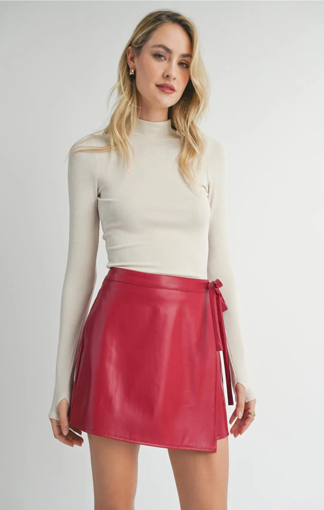 EVERYDAY MOCK NECK LSLV TOP (Additional Colors)