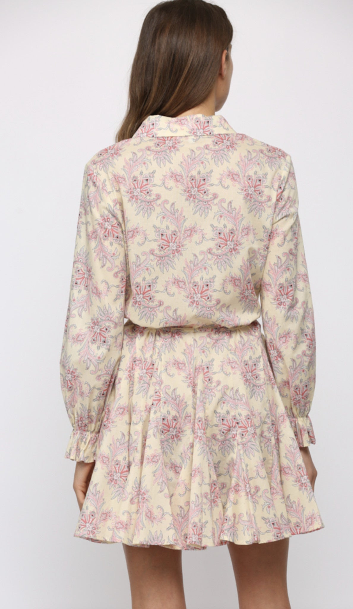 FLARE SKIRT SHIRT DRESS