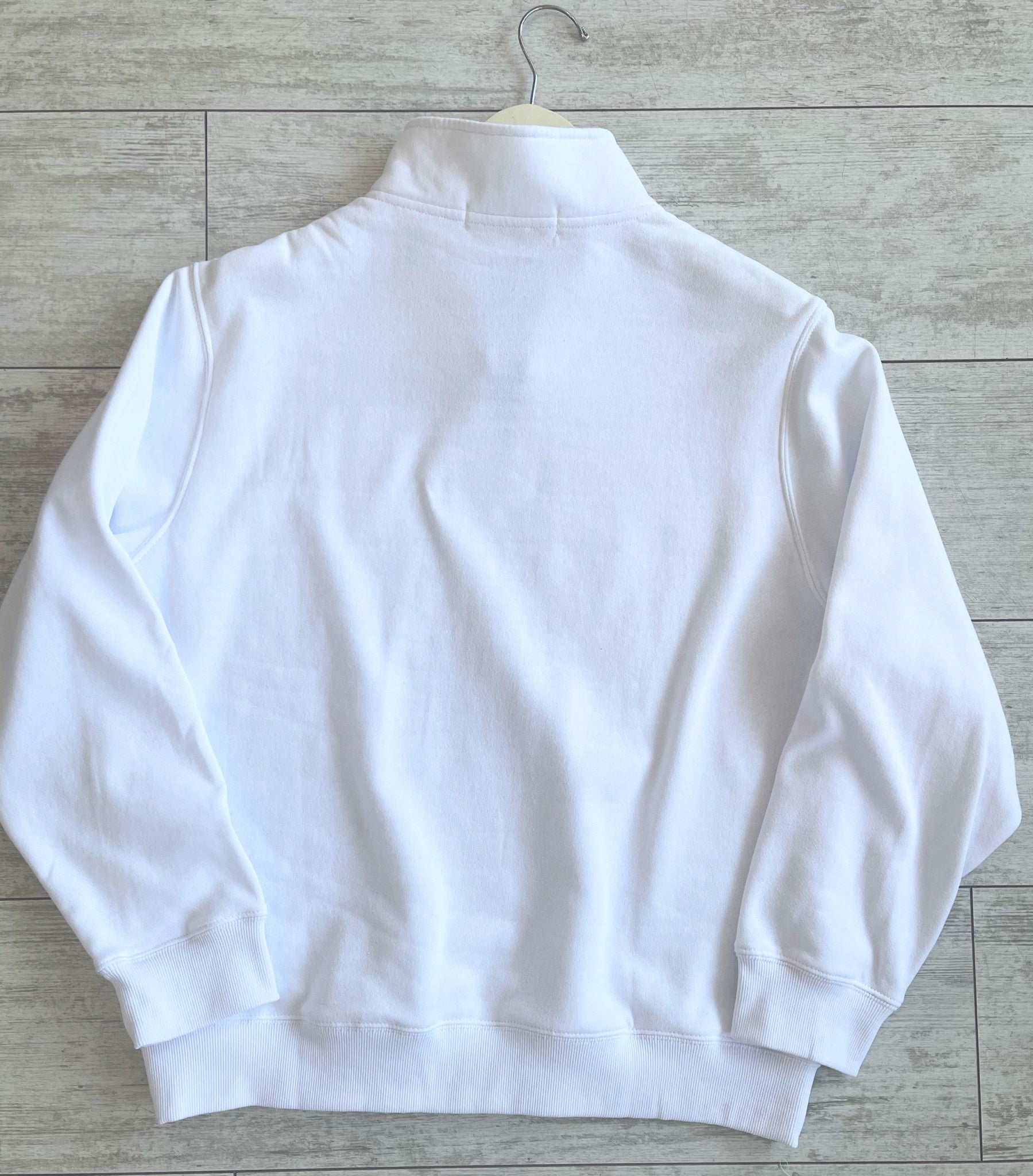 QUARTER ZIP SPRING SWEATSHIRT
