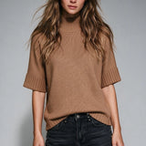 Chunky Ribbed Knit Sweater Top
